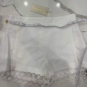 Ramy Brooke White Circle Shorts